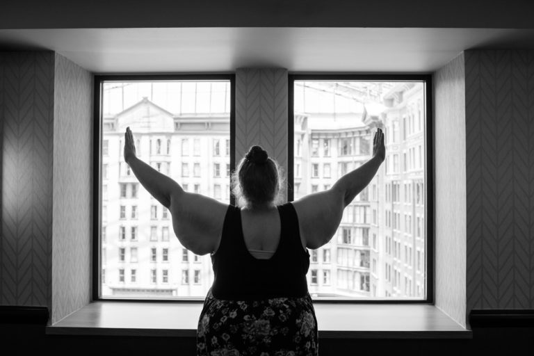 Intimate Fat-Positive Portraits with Ms. A in Las Vegas | Body-Positive Photographer in Seattle, WA