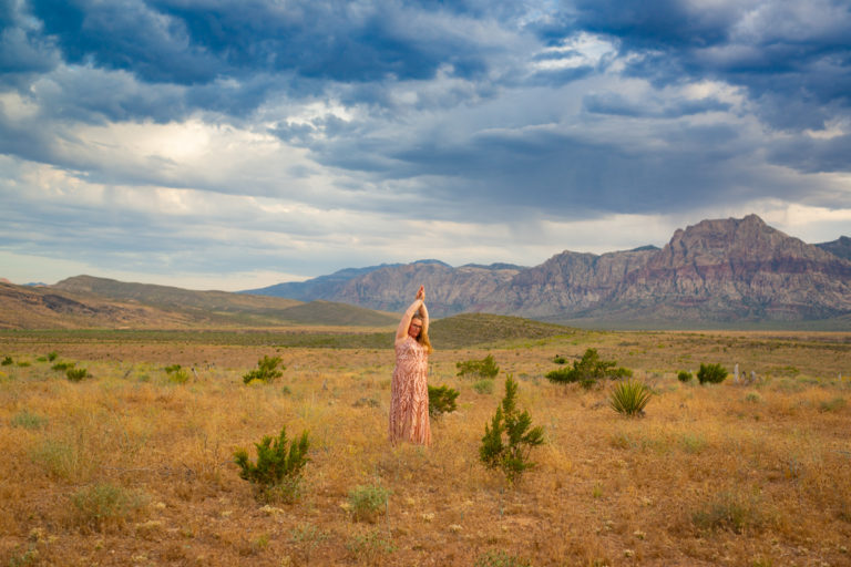 Wildest Dreams Session with Ms. D at Red Rock Canyon | Body-Positive Photographer in Seattle, WA