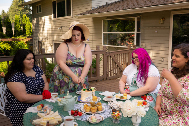 Magical Tea Party Session | Body-Positive Stock Photography in Renton, WA