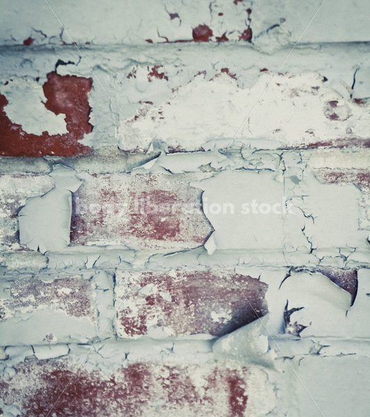 Abstract Background Stock Photo: Brick Wall with Peeling Paint - Body Liberation Photos