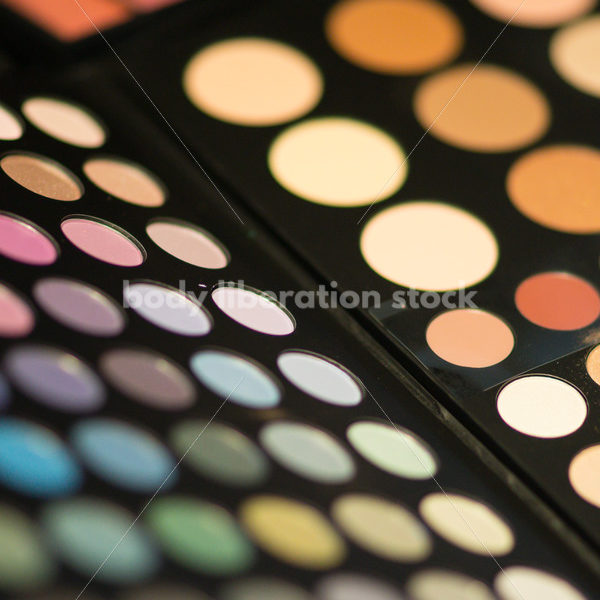 Beauty Stock Image: Makeup Palette Close-up - Body Liberation Photos