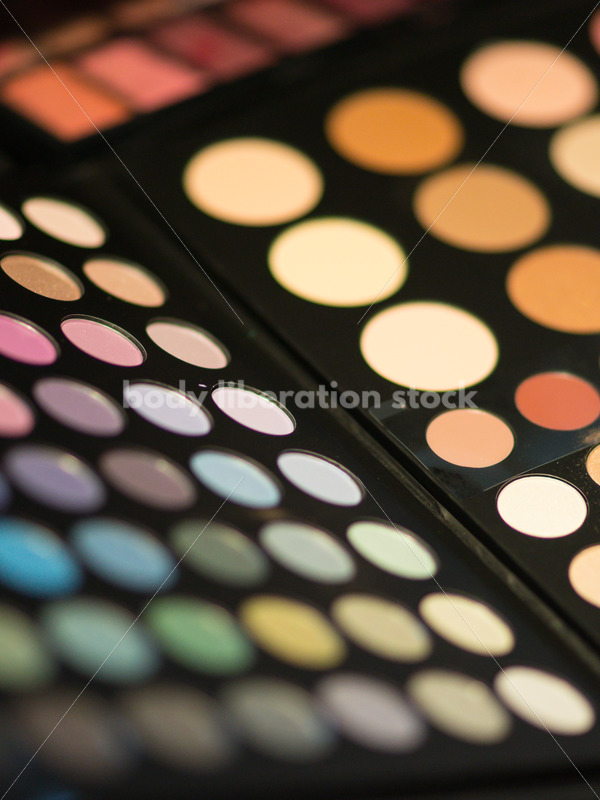 Beauty Stock Image: Makeup Palette Close-up - Body Liberation Photos