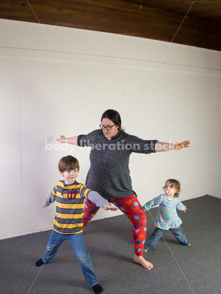 Body Positive Yoga Stock Image: Family Yoga Class - Body positive stock and client photography + more | Seattle