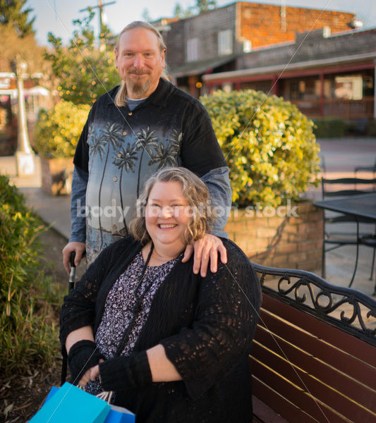 Retail Microstock Image: Older Couple on Shopping Trip - Body Liberation Photos