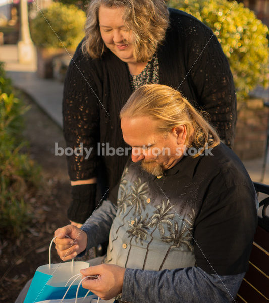 Retail Microstock Image: Older Couple on Shopping Trip - Body Liberation Photos