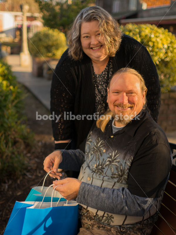 Retail Microstock Image: Older Couple on Shopping Trip - Body Liberation Photos