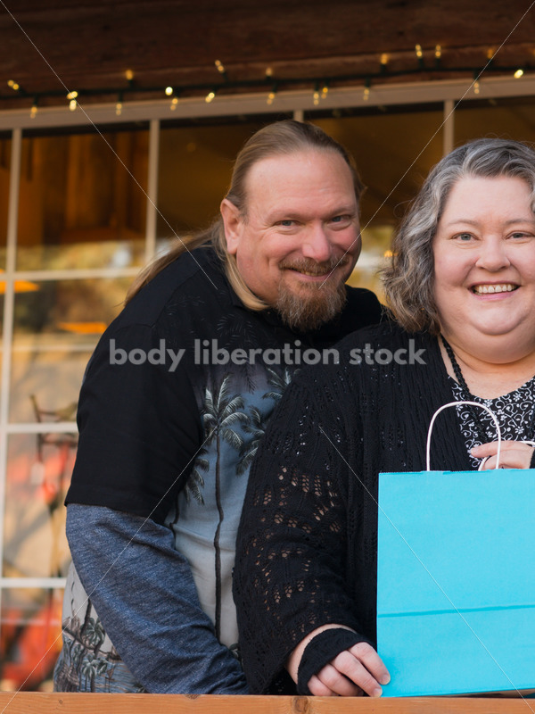 Retail Microstock Image: Older Couple on Shopping Trip - Body Liberation Photos