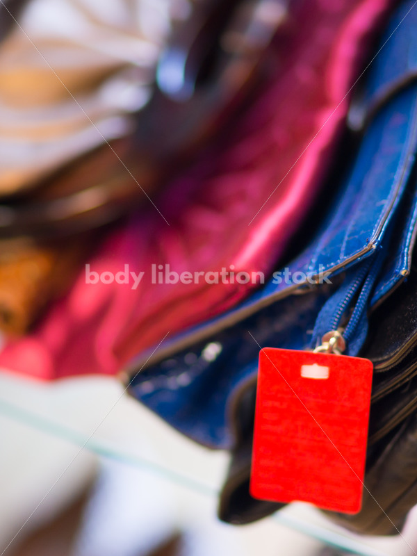 Retail Stock Photo: Plus Size Clothing Consignment Store Accessories - Body Liberation Photos