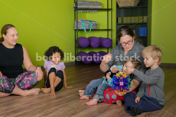 Royalty Free Stock Image: Family Yoga Class - Body positive stock and client photography + more | Seattle