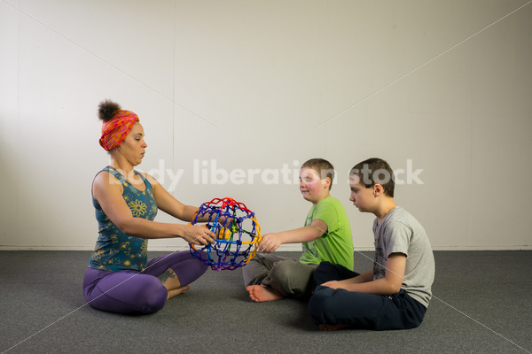 Royalty Free Stock Image: Family Yoga Class - Body positive stock and client photography + more | Seattle