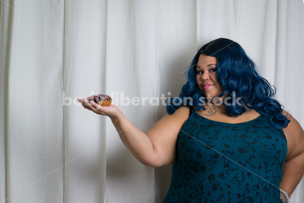 Royalty Free Stock Photo: Plus Size African American Woman Reading on Bed -  It's time you were seen ⟡ Body Liberation Photos