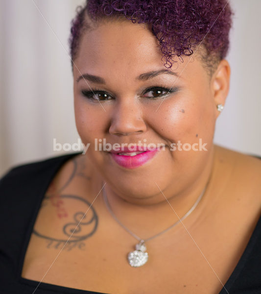 Royalty Free Stock Photo: Confident, Body Positive Black Woman - Body Liberation Photos