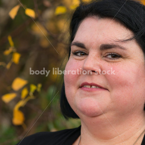 Royalty Free Stock Photo: Plus Size Teacher Portrait - Body Liberation Photos