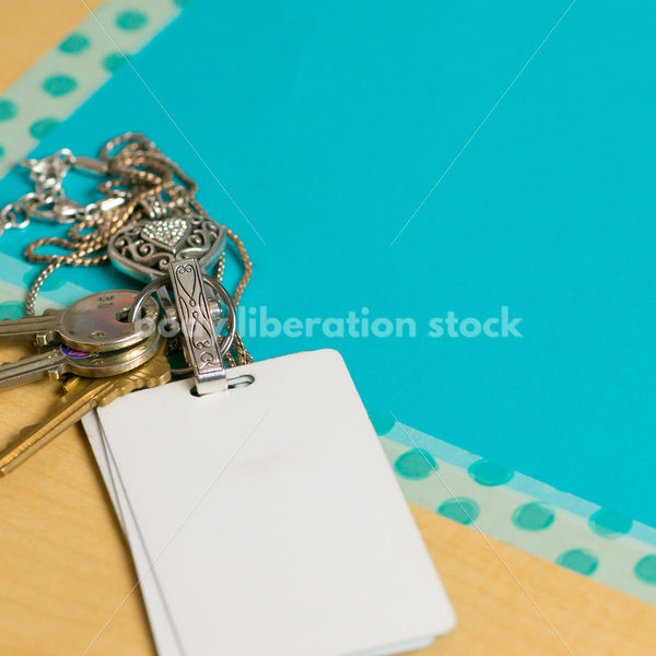 Security Stock Photo: Teacher’s Badge and Keys on Lanyard - Body Liberation Photos