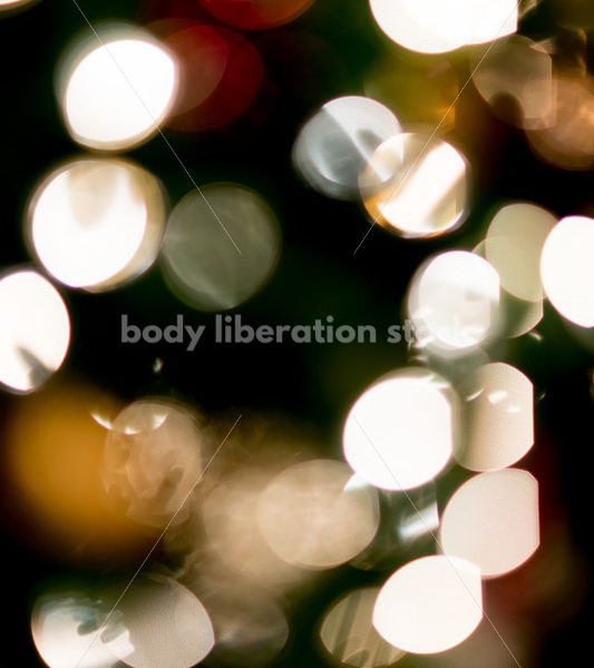 Stock Photo: Abstract Holiday Lights Bokeh Background - Body Liberation Photos