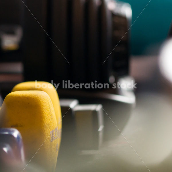 Stock Photo: Hand Weights Used by Plus Size Fitness Trainer - Body Liberation Photos