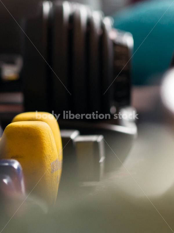 Stock Photo: Hand Weights Used by Plus Size Fitness Trainer - Body Liberation Photos