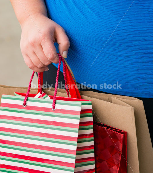 Stock Photo: Plus Size Woman Goes Christmas Shopping - Body Liberation Photos