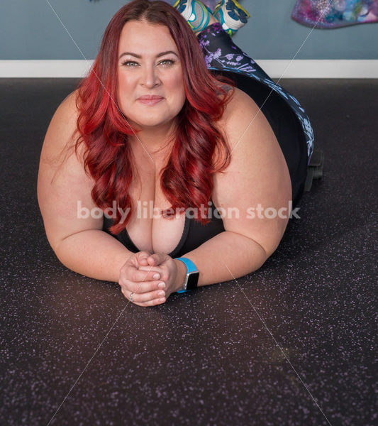 Stock Photo: Plus Size Woman HAES Body Positive Fitness Instructor - Body Liberation Photos