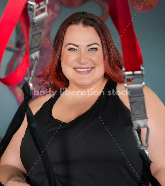 Stock Photo: Plus Size Woman HAES Body Positive Fitness Instructor - Body Liberation Photos