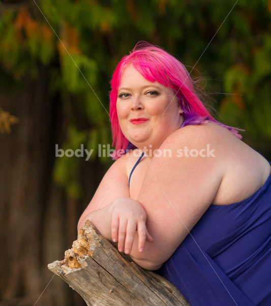 Stock Photo: Plus Size Woman with Positive Body Image - Body Liberation Photos