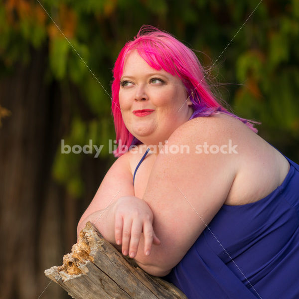 Stock Photo: Plus Size Woman with Positive Body Image - Body Liberation Photos