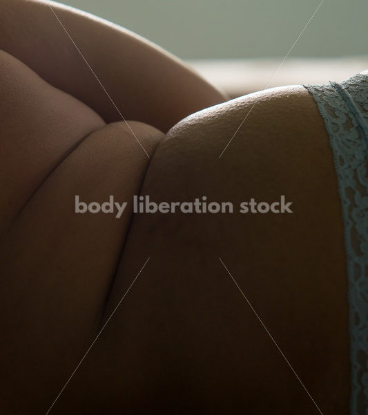 Stock Photo: Young Plus Size African American Woman Body Close-Up - Body Liberation Photos