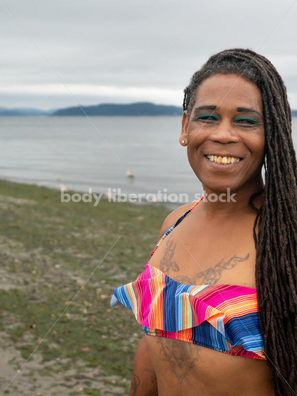 Adventure Stock Photo: Woman on Beach - Body Liberation Photos