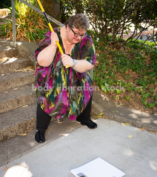 Anti-Diet Stock Image: Scale Smashing - Body Liberation Photos