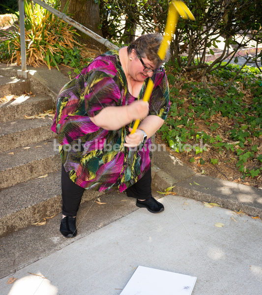 Anti-Diet Stock Image: Scale Smashing - Body Liberation Photos