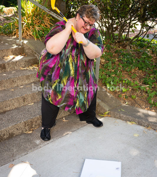 Anti-Diet Stock Image: Scale Smashing - Body Liberation Photos