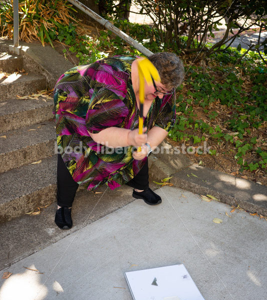 Anti-Diet Stock Image: Scale Smashing - Body Liberation Photos