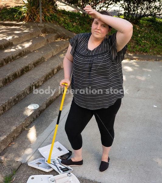 Anti-Diet Stock Image: Scale Smashing - Body Liberation Photos