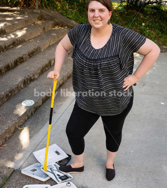 Anti-Diet Stock Image: Scale Smashing - Body Liberation Photos