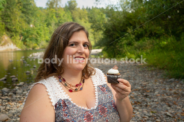 Diet and Eating Disorder Recovery Stock Photo: Eat the Cupcake - Body Liberation Photos