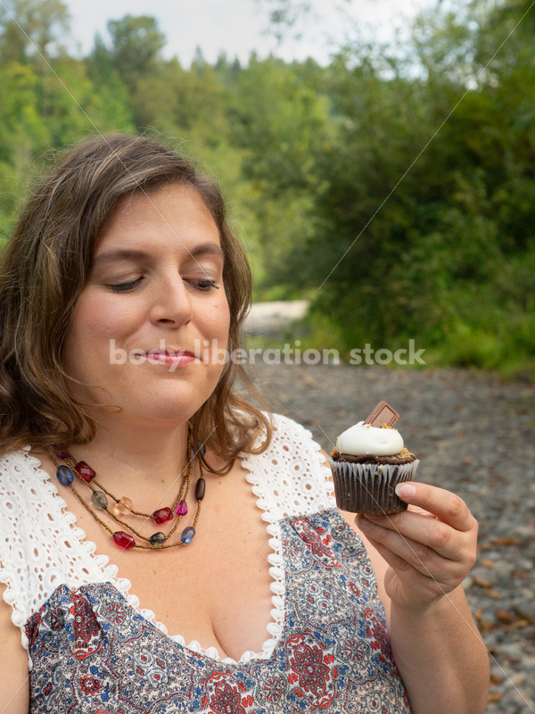 Diet and Eating Disorder Recovery Stock Photo: Eat the Cupcake - Body Liberation Photos