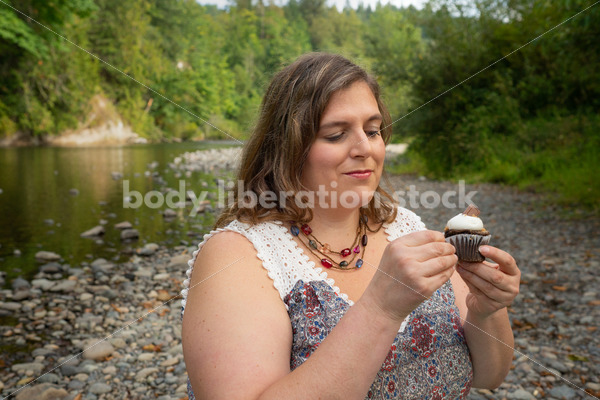 Diet and Eating Disorder Recovery Stock Photo: Eat the Cupcake - Body Liberation Photos