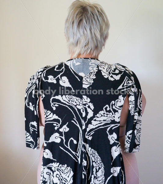 Eating Disorder Recovery Body Image Stock Photo: Back View of Recovering Woman - Body Liberation Photos