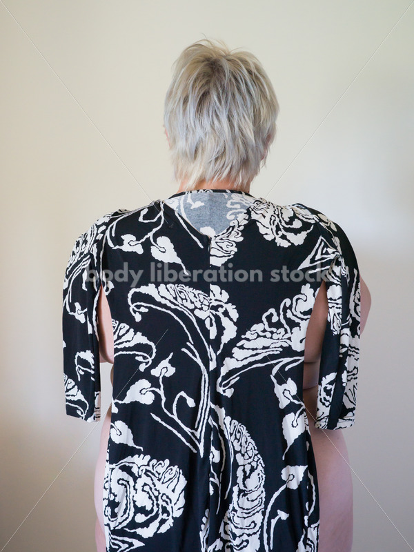 Eating Disorder Recovery Body Image Stock Photo: Back View of Recovering Woman - Body Liberation Photos