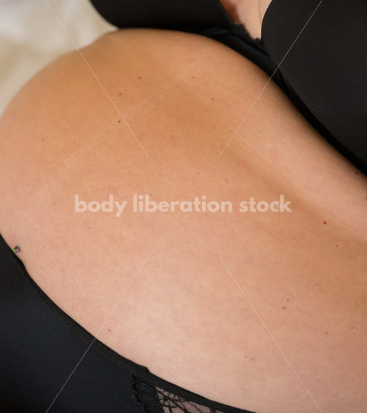 Eating Disorder Recovery Body Image Stock Photo: Close-Up View of Recovering Woman - Body Liberation Photos