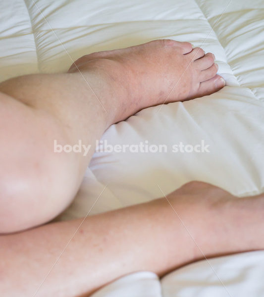 Eating Disorder Recovery Body Image Stock Photo: Close-Up View of Recovering Woman - Body Liberation Photos