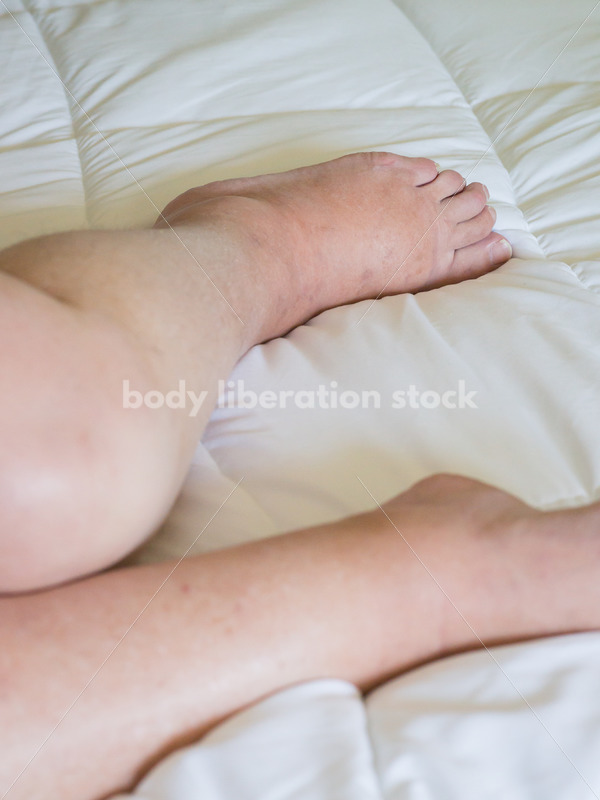 Eating Disorder Recovery Body Image Stock Photo: Close-Up View of Recovering Woman - Body Liberation Photos