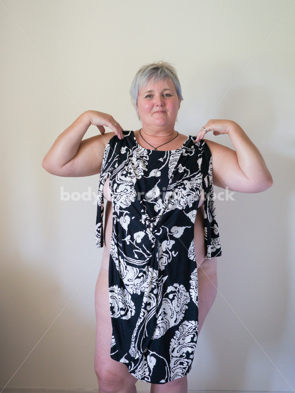 Eating Disorder Recovery Body Image Stock Photo: Front View of Recovering Woman - Body Liberation Photos