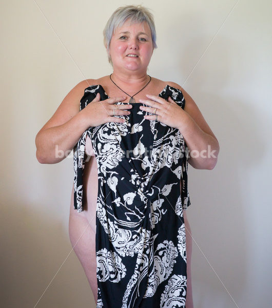 Eating Disorder Recovery Body Image Stock Photo: Front View of Recovering Woman - Body Liberation Photos