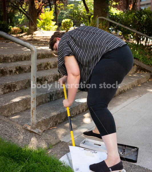 Eating Disorder Recovery Stock Photo: Scale Smashing - Body Liberation Photos