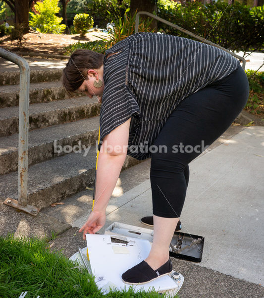 Eating Disorder Recovery Stock Photo: Scale Smashing - Body Liberation Photos