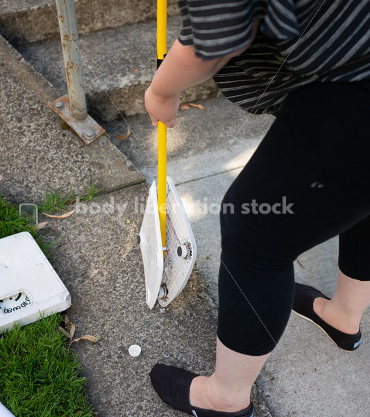 Eating Disorder Recovery Stock Photo: Scale Smashing - Body Liberation Photos