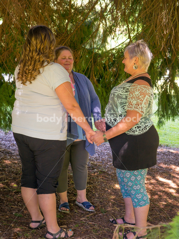 Eating Disorder Recovery Stock Photo: Women’s Support Group - Body Liberation Photos