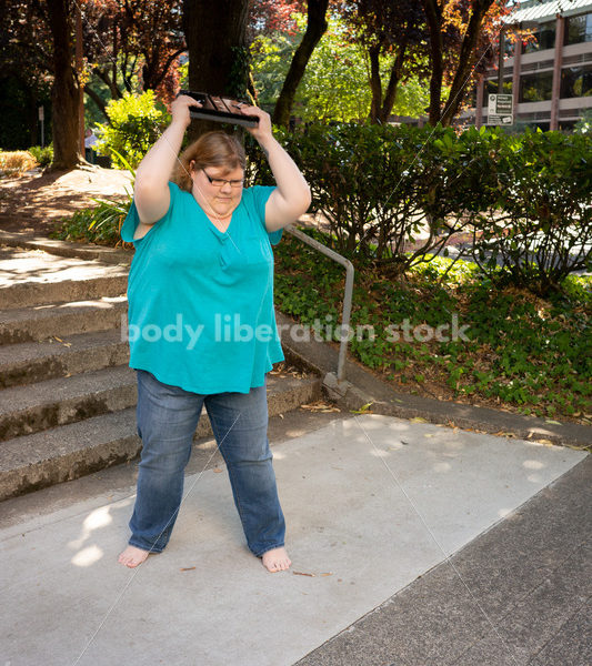 HAES Stock Image: Scale Smashing - Body Liberation Photos