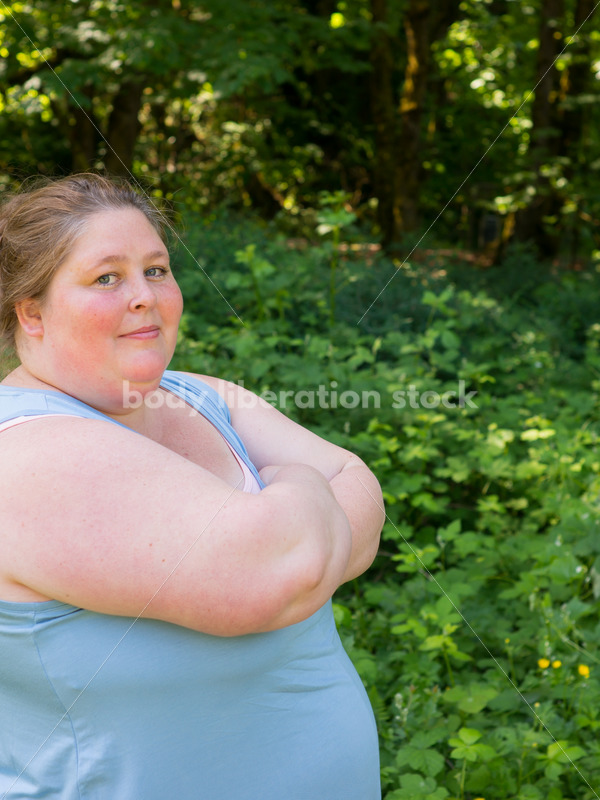 Health at Every Size Stock Photo: Confident Woman Recovering from Eating Disorder - Body Liberation Photos